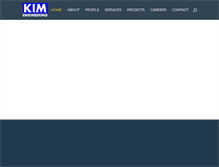 Tablet Screenshot of kimengineering.com